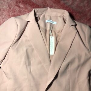 Cicy Bell women’s blazer Lt Pink size Large NEW